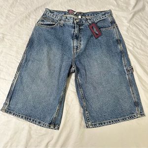 US Polo Assn. Denim Carpenter Shorts vintage 90’s size 32
